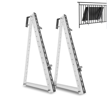 Neu Solarmodul Balkon Halterung für den Flachdach, Garten und Wand, Solarpanel Halterung, 0%MwSt