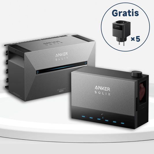 Anker Solix Power Dock mit Solarbank E2700 PRO3 und BP2700 Erweiterungsakku Menge wählbar, Bestellen Sie bis zum 15. September und erhalten Sie 5 Smart Plugs gratis