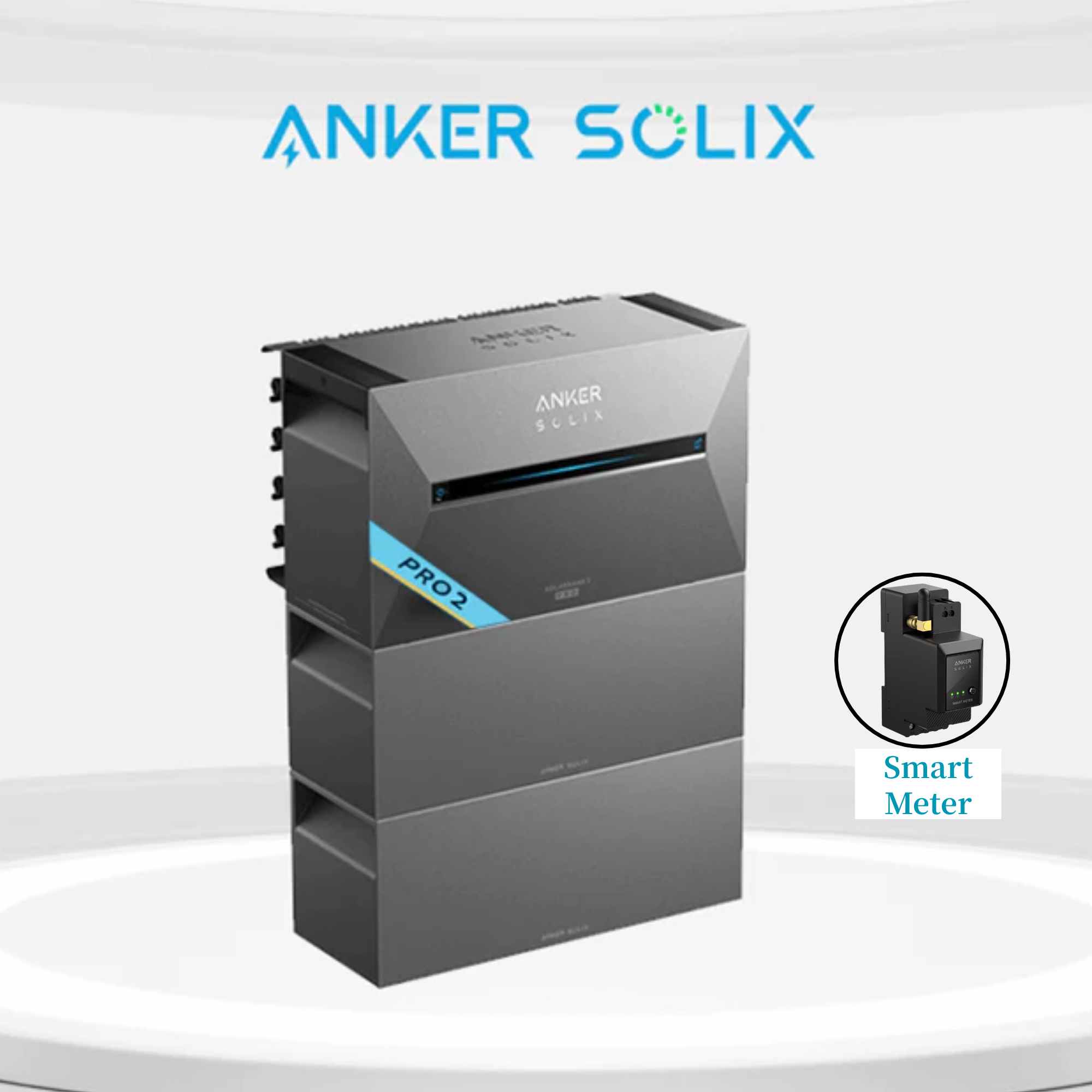 Anker SOLIX Solarbank 2 E1600 Pro Speicher 1600Wh mit Smart Meter