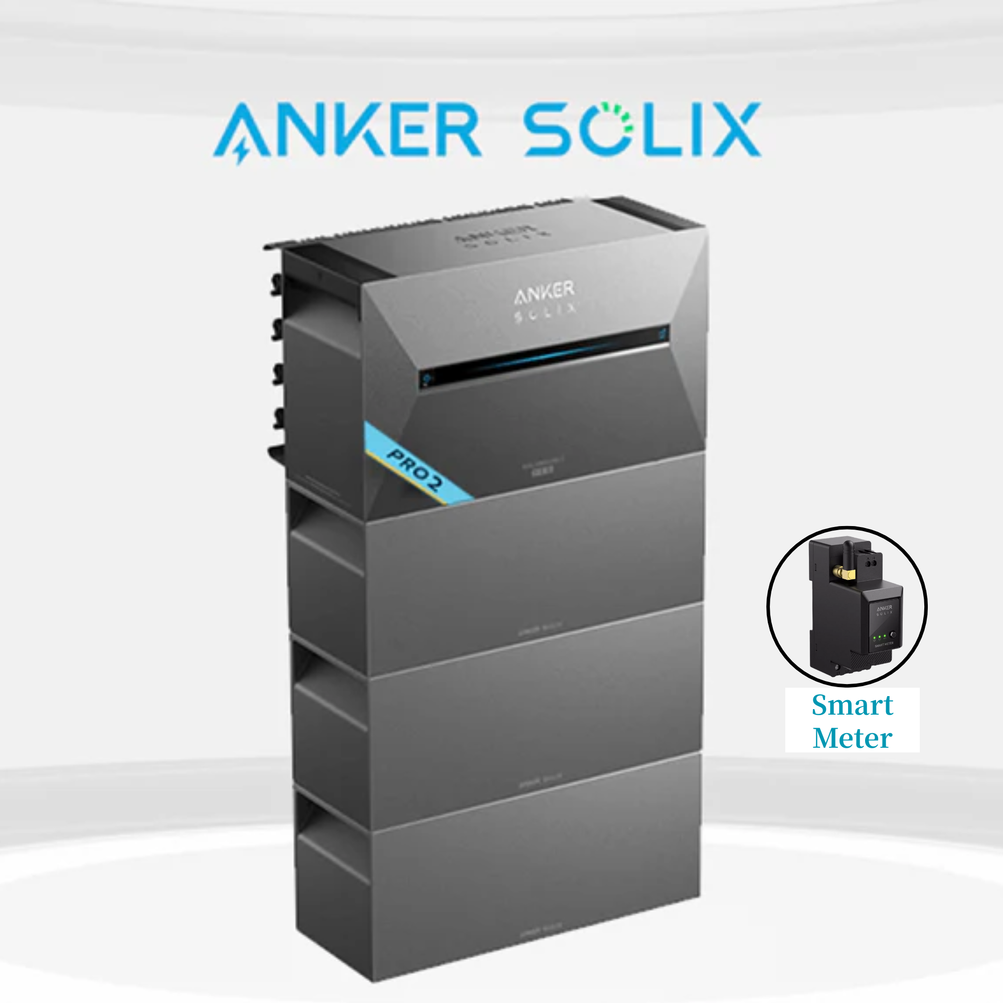 Anker SOLIX Solarbank 2 E1600 Pro Speicher 1600Wh mit Smart Meter