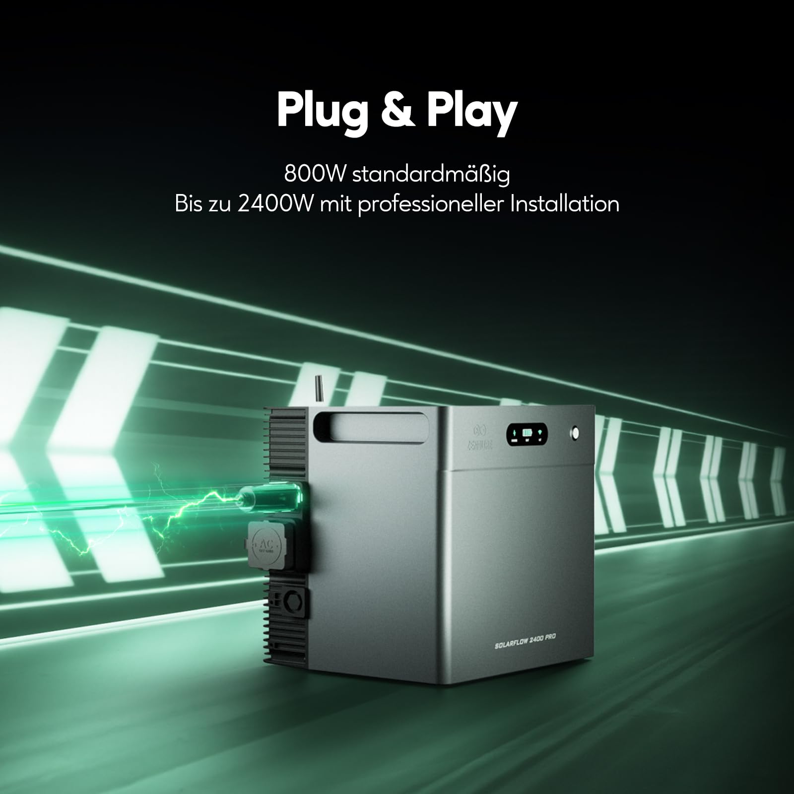 Zendure SolarFlow 2400 Pro Stromspeicher 2.4kWh Komplettsystem