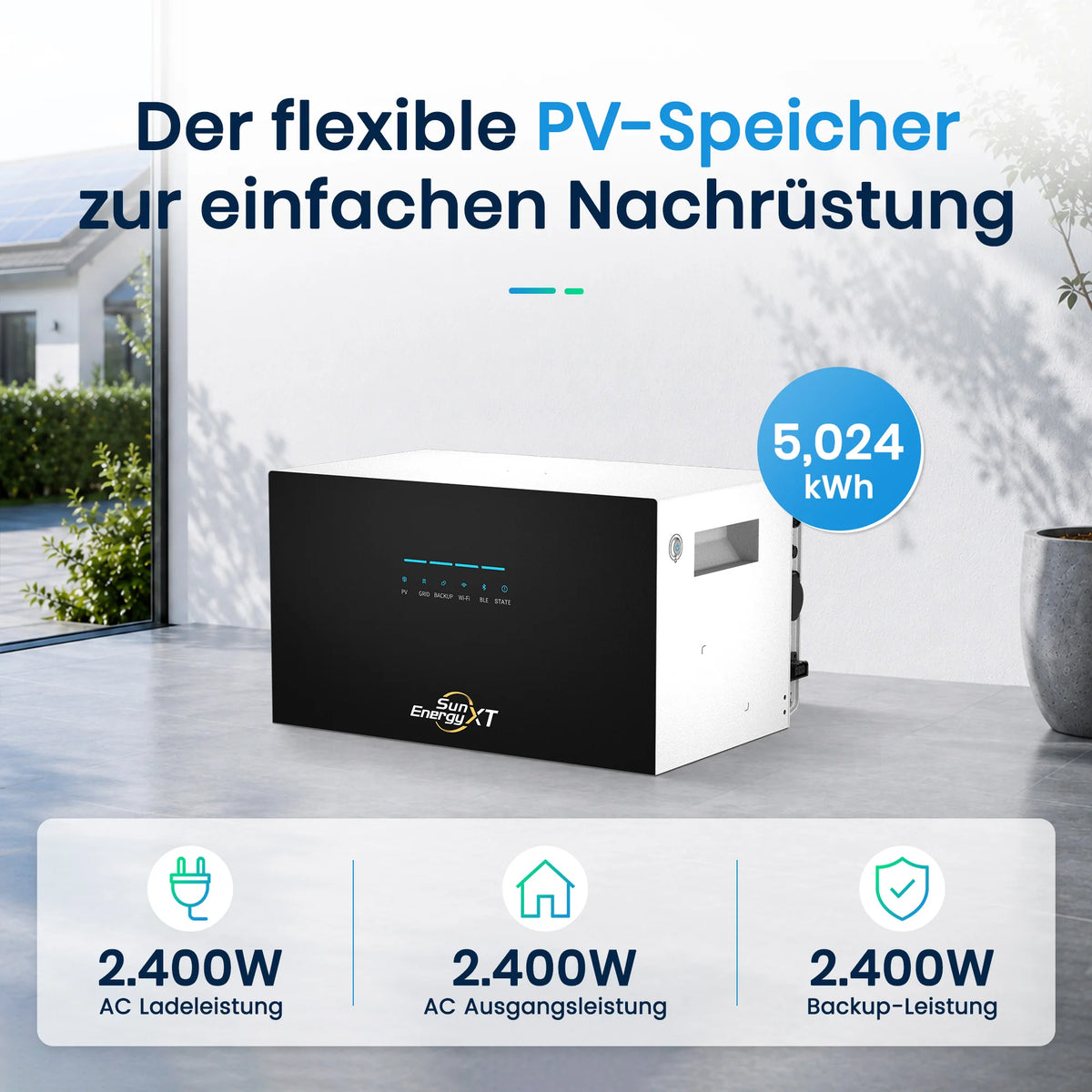 SunEnergyXT 500 Pro AC Core 5kWh Balkonkraftwerk