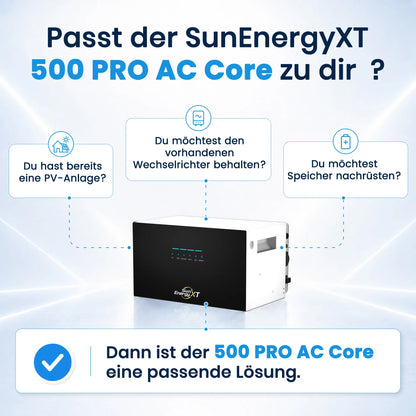 SunEnergyXT 500 Pro AC Core 5kWh Balkonkraftwerk