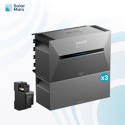 Anker SOLIX Solarbank 3 E2700 Pro und BP2700 Erweiterungsakku mit Smart Meter