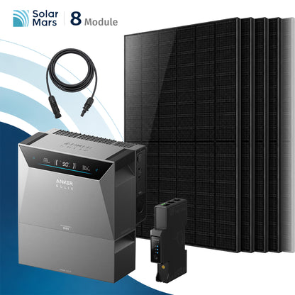 Anker SOLIX Solarbank 4 E5000 Pro Balkonkraftwerk mit Speicher 4000W mit BP2700 Erweiterungsakku Set