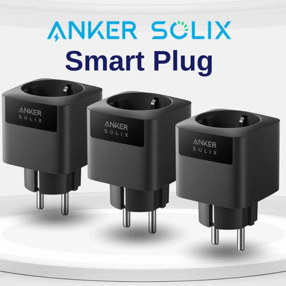 Anker SOLIX Smart Plug*3, WLAN-Steckdose App Fernbedienung für Anker PRO / Plus