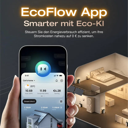 EcoFlow STREAM Ultra X Balkonkraftwerk mit Speicher