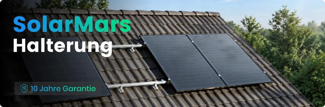 SolarMars Halterung für Flachdach